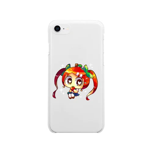 りんごガール Soft Clear Smartphone Case