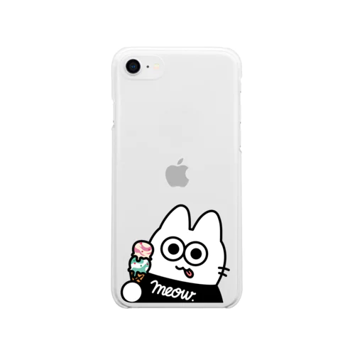 neko-chan Soft Clear Smartphone Case