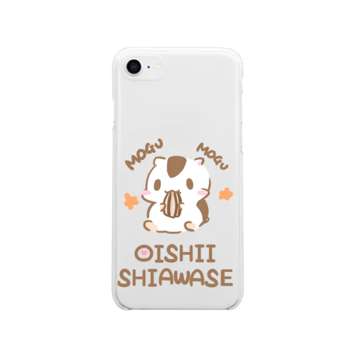 もぐもぐはむすたー Soft Clear Smartphone Case