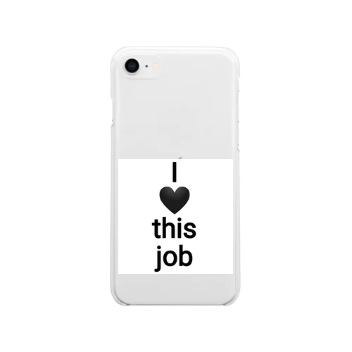 Workaholic🖤 Soft Clear Smartphone Case