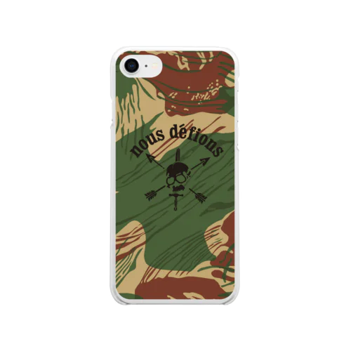 USASOC CIF ローデシアン迷彩 Soft Clear Smartphone Case