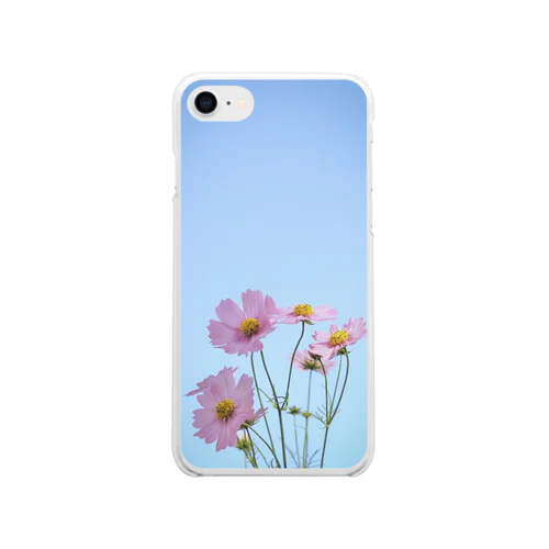 青空と Soft Clear Smartphone Case