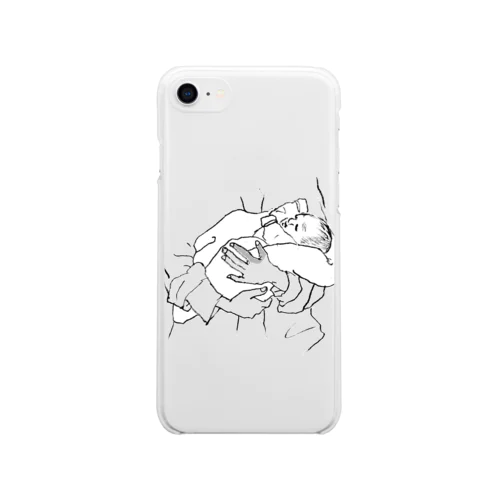 記念日 Soft Clear Smartphone Case