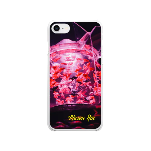 Gold fish full graphic  for Mason Rin Soft Clear Smartphone Case