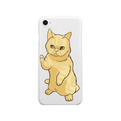 マンチ立ち Soft Clear Smartphone Case