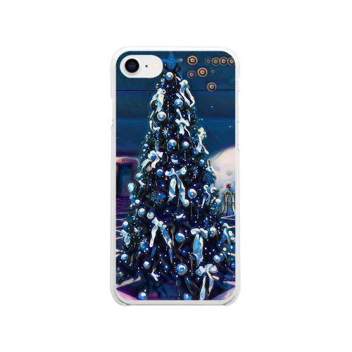 White kingdam X'mas Soft Clear Smartphone Case