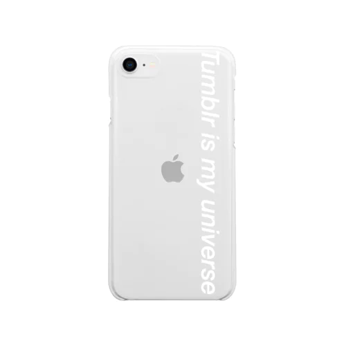 tumblrismyuniverse Soft Clear Smartphone Case