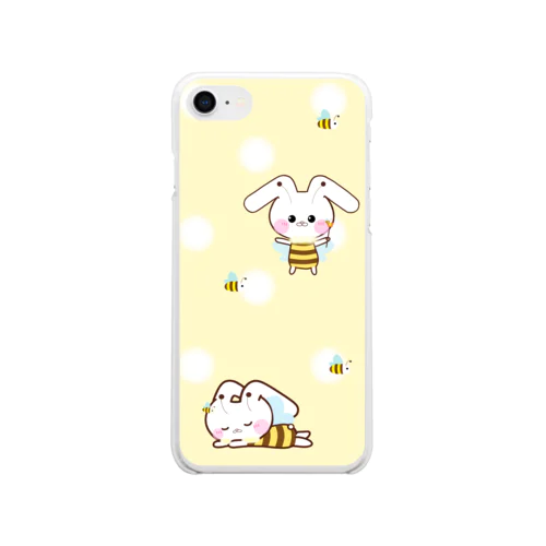 うさころbee！ソフトクリアスマホケース Soft Clear Smartphone Case