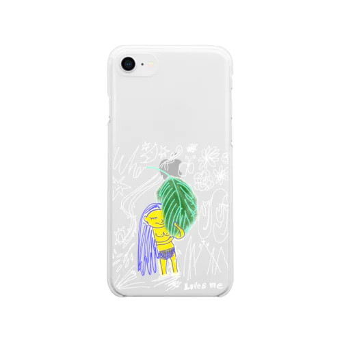 Love me  Soft Clear Smartphone Case