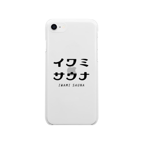 イワミサウナ　ロゴ Soft Clear Smartphone Case