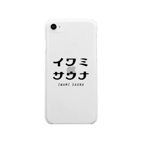 イワミサウナ　ロゴ Soft Clear Smartphone Case