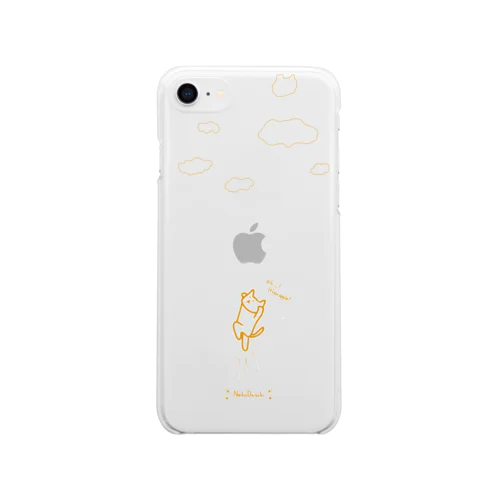 りんごに威嚇する猫2 （iPhoneSE第2世代専用） Soft Clear Smartphone Case