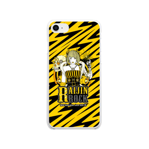 RAIJIN ROCK Soft Clear Smartphone Case