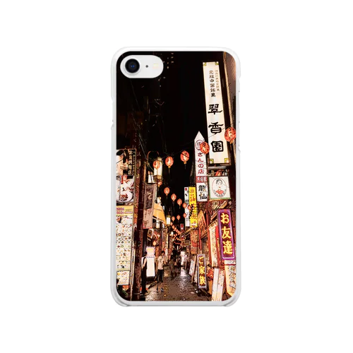 Sultry night Chinatown Soft Clear Smartphone Case