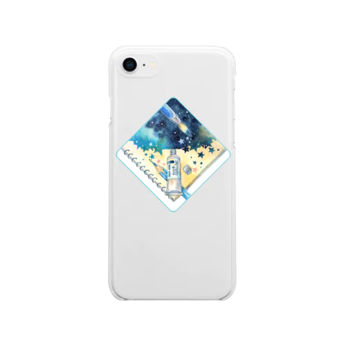 画材印 Soft Clear Smartphone Case