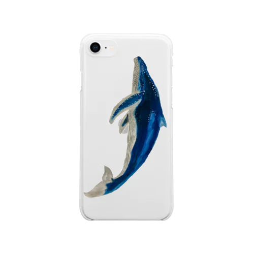 🌊ザトウクジラなのよ❤️🐋 Soft Clear Smartphone Case