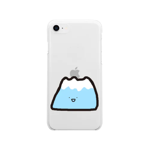 ふじさん Soft Clear Smartphone Case