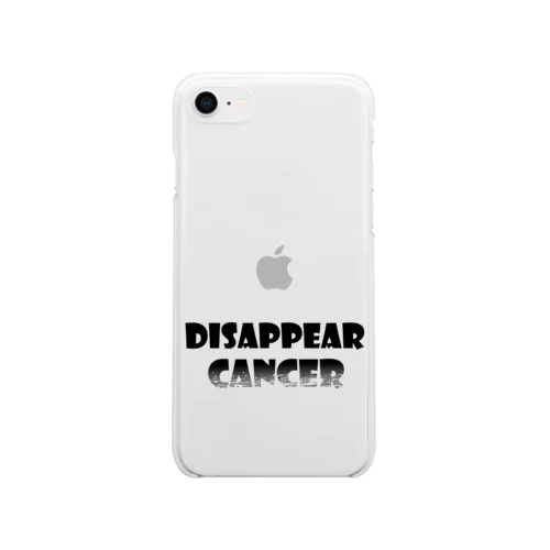 Disappear cancer Soft Clear Smartphone Case