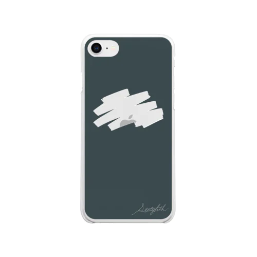 ケース窓付きGRY(SE2用) Soft Clear Smartphone Case