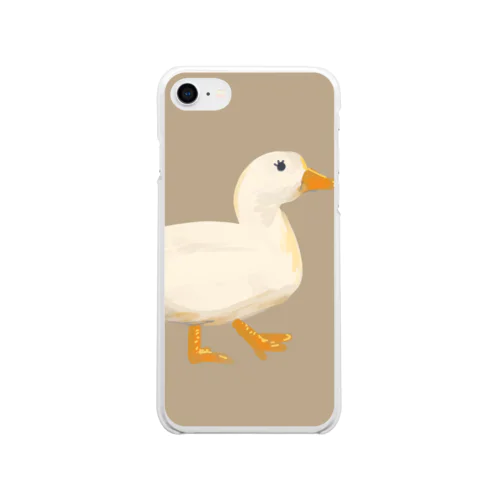 Duck鴨カモ Soft Clear Smartphone Case