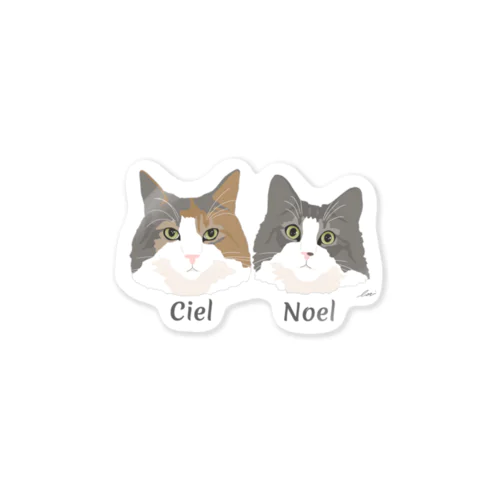シエル、ノエル Sticker