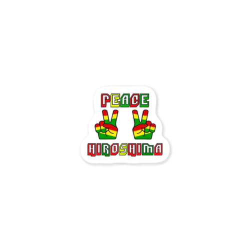 PEACE HIROSHIMA Sticker