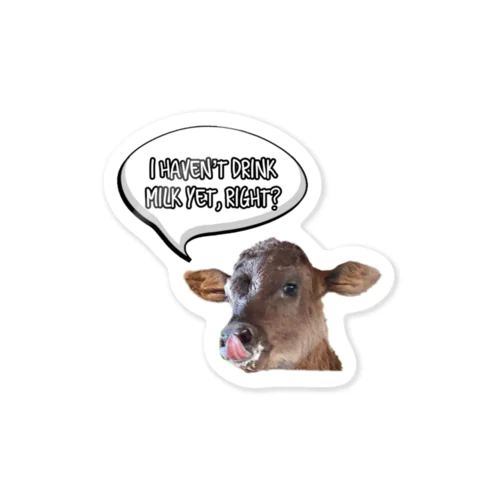 Happy cows♪ 吹き出しver Sticker