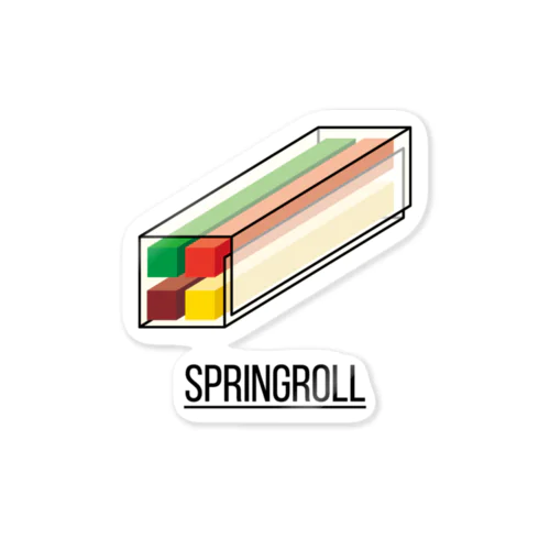 the springroll Sticker