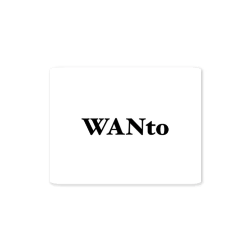 wanto ステッカー