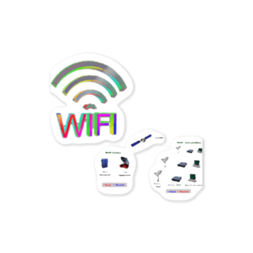 WI-FI 接続 Sticker