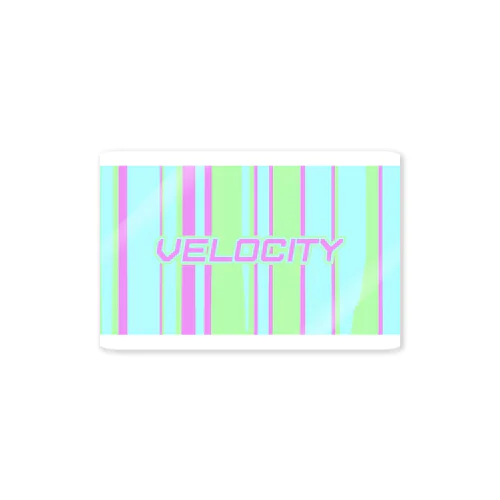 VELOCITY(速さ) ステッカー