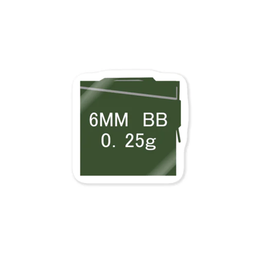 6mmBB弾　0.25gステッカー Sticker