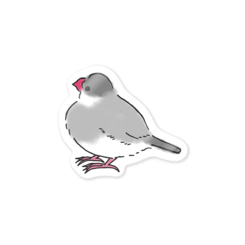 もっちり文鳥 Sticker