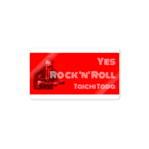 Yes rock 'n' roll Sticker