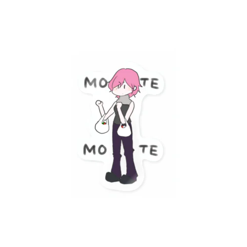 MOTEMOTE ステッカー