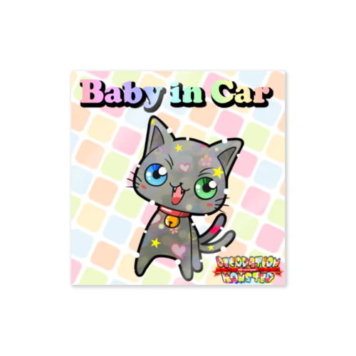  【Baby in Car】デコモン【たま】 Sticker