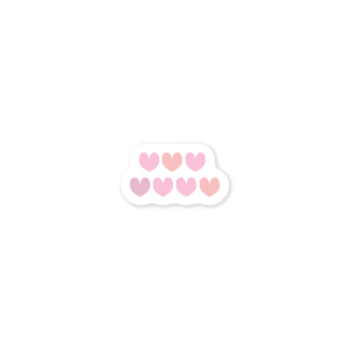 heart * heart Sticker