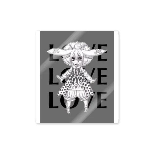 LOVE<3 Sticker