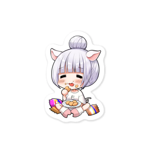 たべかすてっかー Sticker