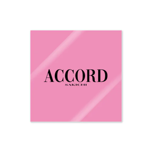 Accord(ピンク) 스티커