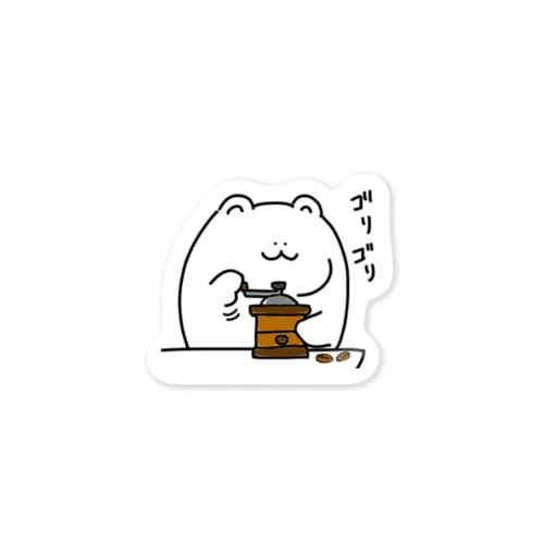 森クマのCoffeeMaker Sticker