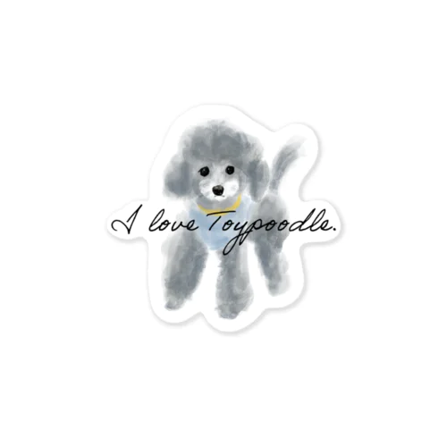 I love Toypoodle⭐︎2 Sticker