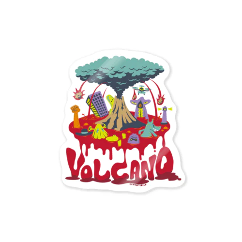 VOLCANO Sticker