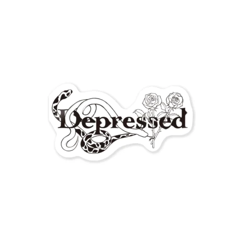 Depressed（鬱屈） Sticker