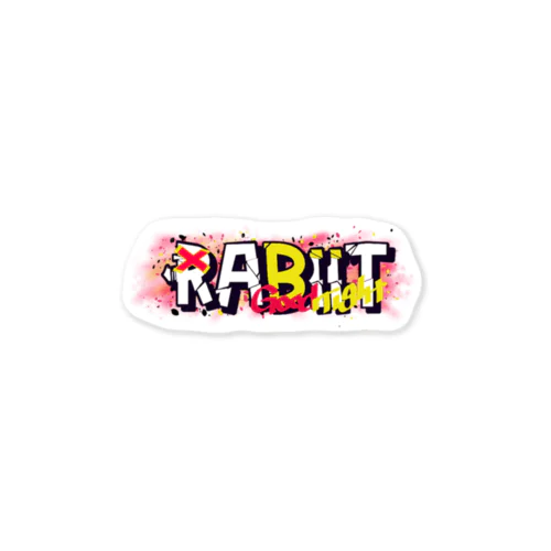 登録者200人記念！rabiitロゴ Sticker