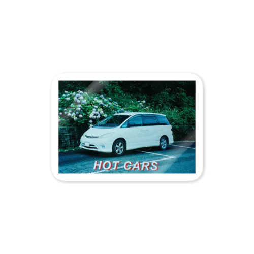 「HOT CARS」car number1 ステッカー