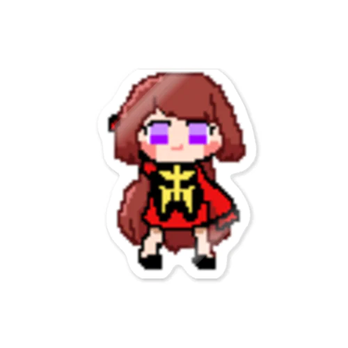 ドット絵アビー(赤) Sticker