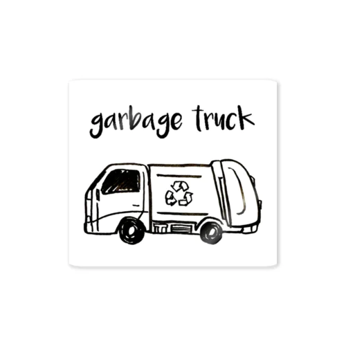 norimonoシリーズ　garbage truck（清掃車） ステッカー