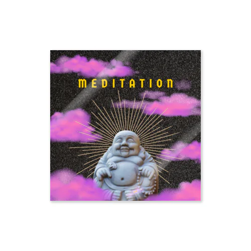 MEDITATION ステッカー