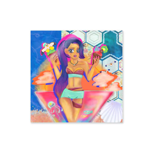 【ハリスの友達】🌅🍦🍸 Sticker